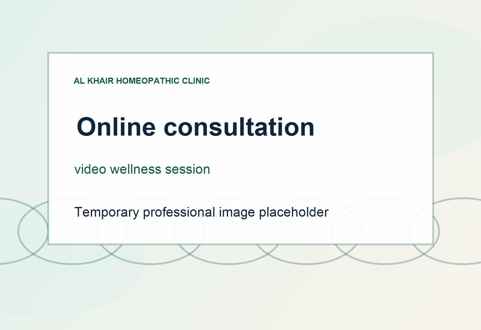 Thoughtful patient consultation at Al Khair Homeopathic Clinic